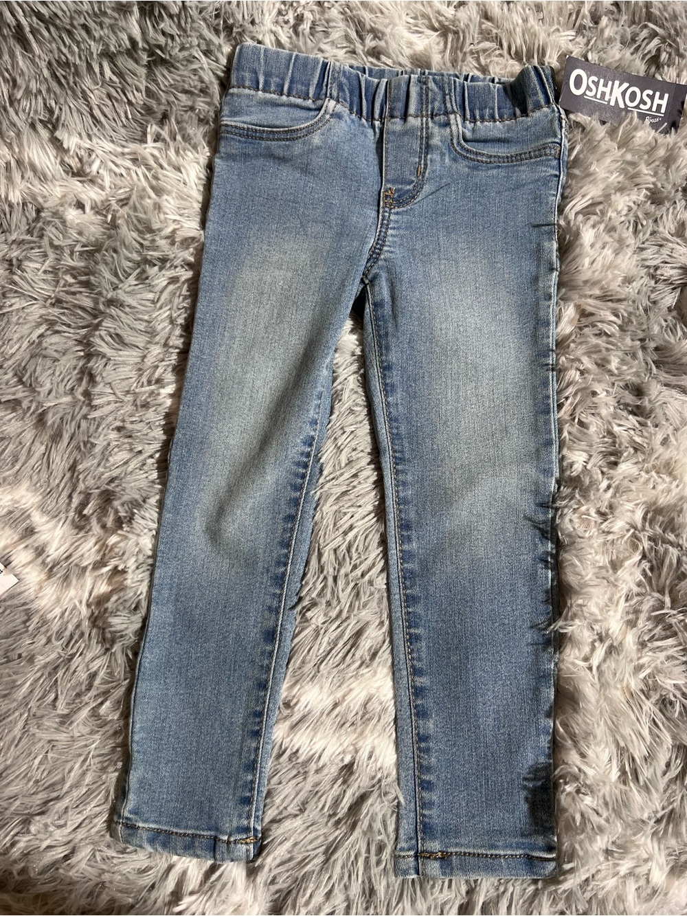 OshKosh B'gosh Girls' Blue Stretch Denim Jeggings